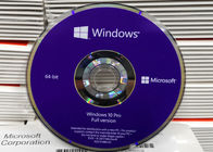 Microsoft Windows 10 Pro Kode Kunci Lisensi DVD Paket OEM FPP RAM 2 GB Untuk 64-Bit